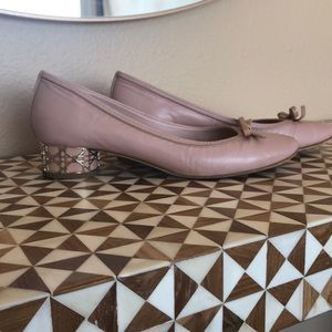 Dior Kitten Heel Ballerina Shoe